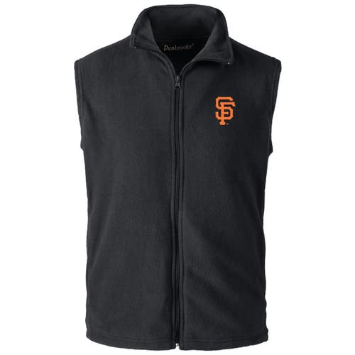 Dunbrooke Black San Francisco Giants Houston Full-zip Vest