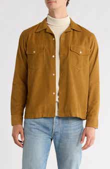 BUCK MASON Pinwale Corduroy Button-Up Shirt