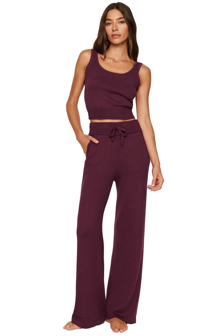 Sweater Knit Tank, Alternate, color, WILDBERRY