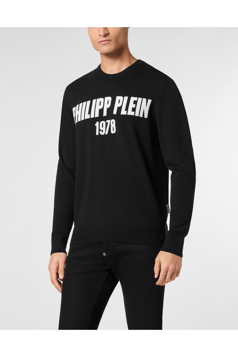 Round Neck Pullover 1978 Men, Main, color, black