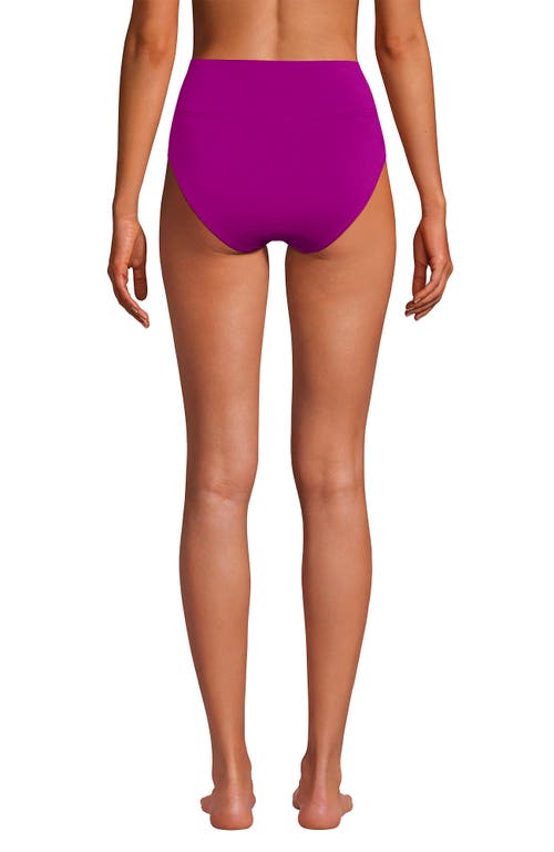 LANDS' END LANDS' END CHLORINE RESISTANT PINCHLESS HIGH WAISTED BIKINI BOTTOMS