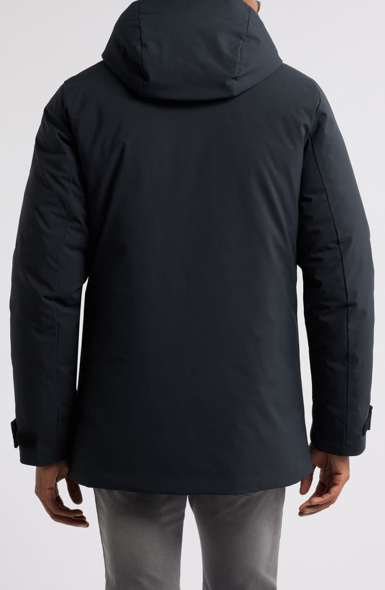 Save The Duck Wilder Bib Inset Water Repellent Hooded Parka, Alternate, color,