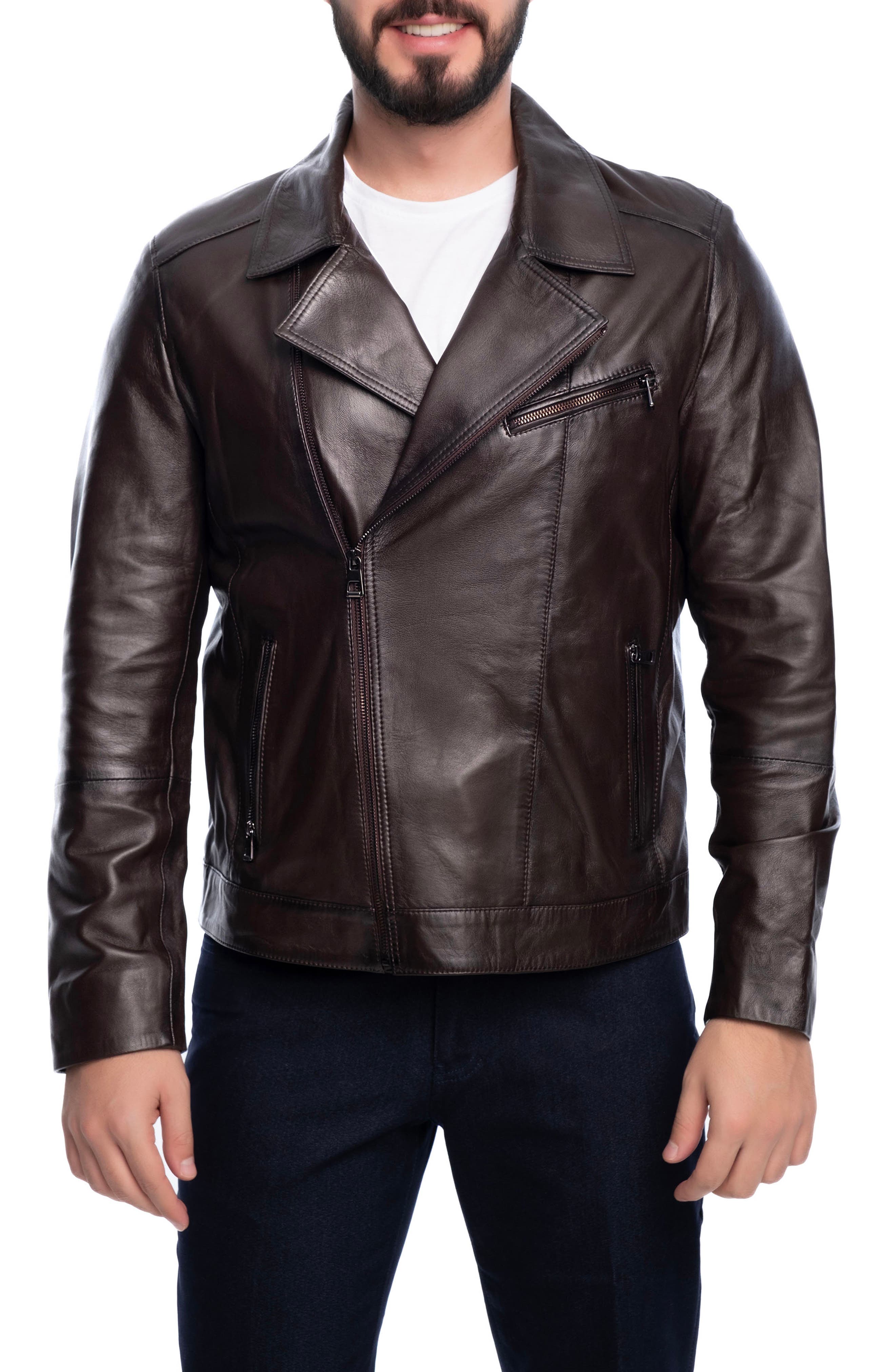 VELLAPAIS Winston Leather Jacket