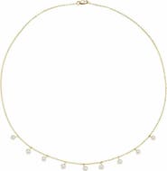 Ivy & Pearl Co. Freshwater Pearl 18" Necklace in 14K Gold