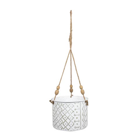 Aaliyah Small GeometricMetal Indoor Hanging Planter