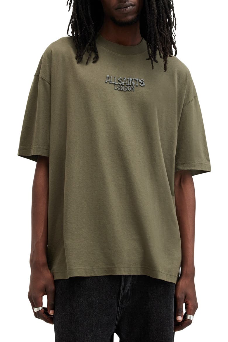 Bones Logo T-Shirt, Main, color, MARLEY GREEN