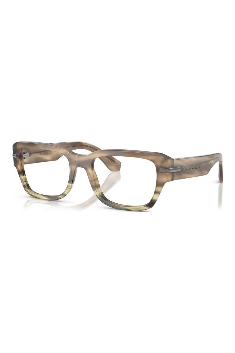 54mm Square Optical Glasses, Alternate, color, DARK GREEN