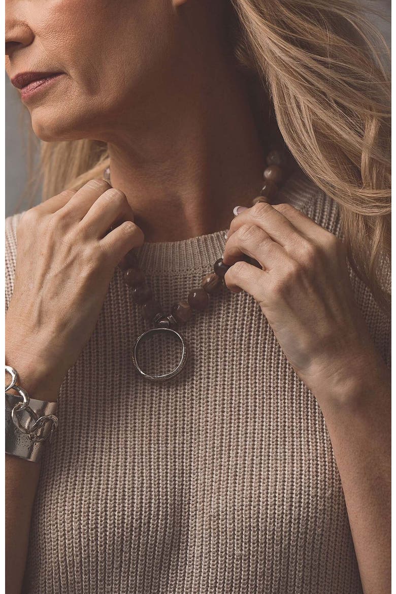 Danica Silver Necklace, Alternate, color, Silver