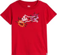 ICECREAM Kids' Pop Embroidered Cotton Graphic T-Shirt