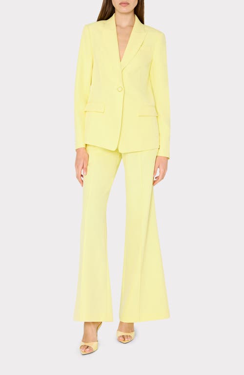 Milly Avery Cady Blazer In Yellow