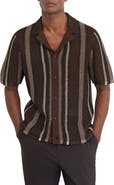 Reiss Farin Striped Short Sleeve Sweater