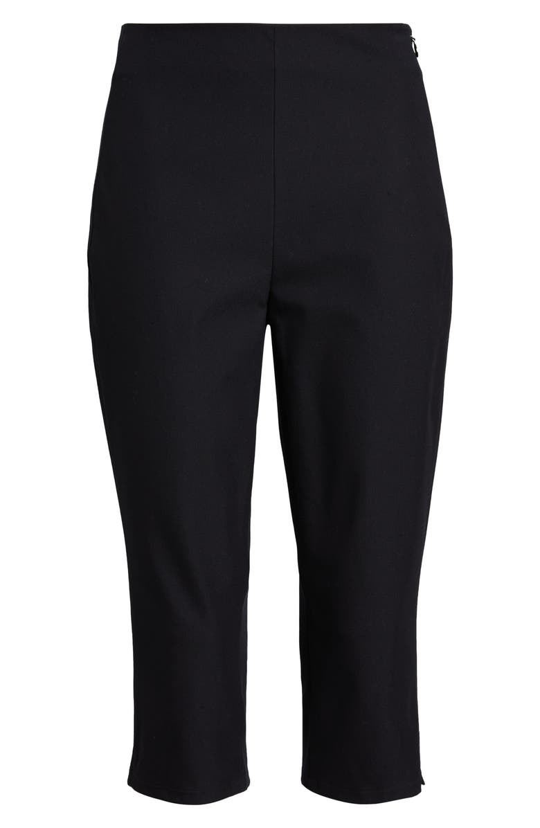 Theory Approach Capri Pants, Alternate, color, Black