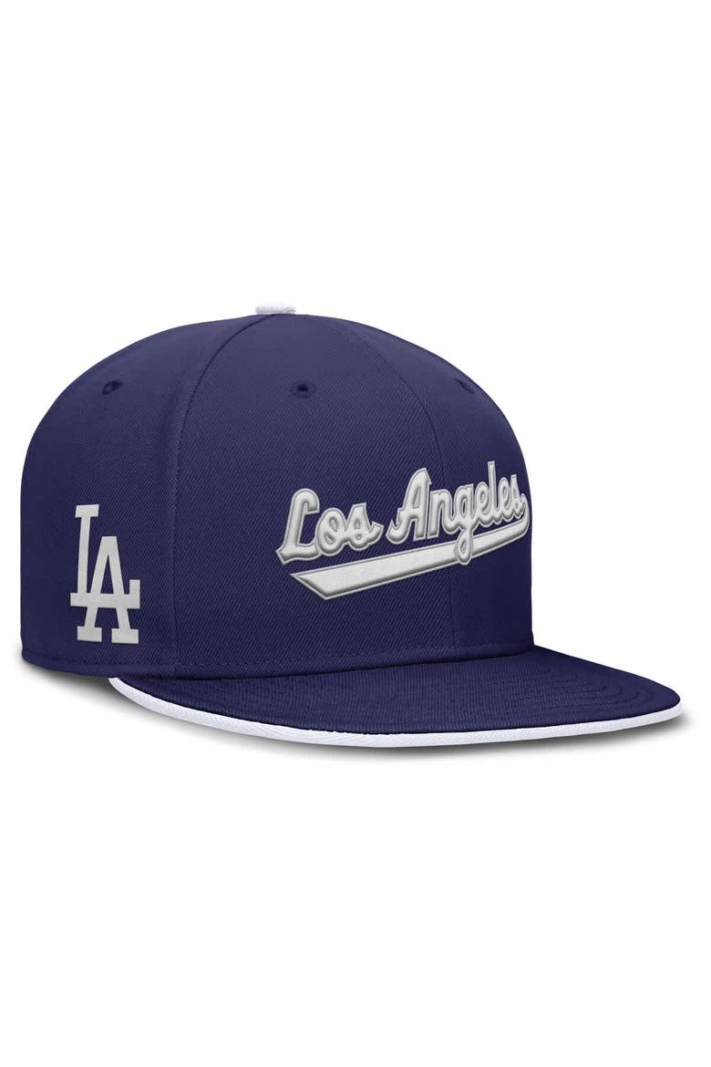 Men's Nike Royal Los Angeles Dodgers True Performance Fitted Hat, Main, color, Royal