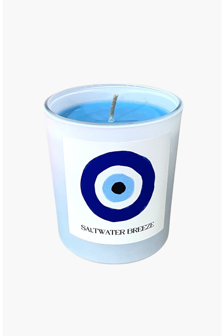 Saltwater Breeze Candle, Main, color, Blue