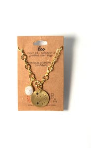 Fair Anita Zodiac Star Sign Necklace - Leo