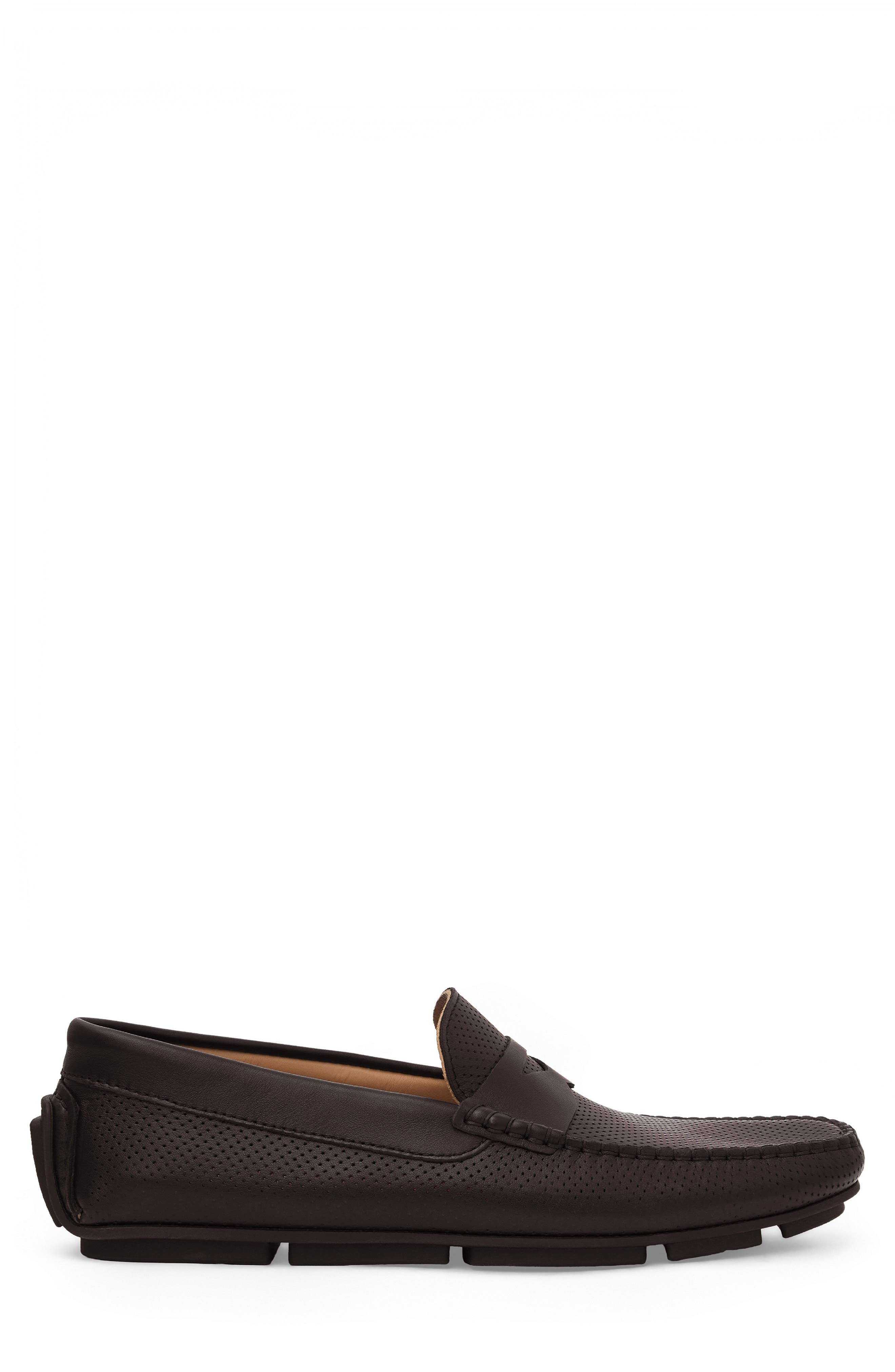 Tommy Perforated Driving Loafer, Alternate, color, BROWN TUMBLED