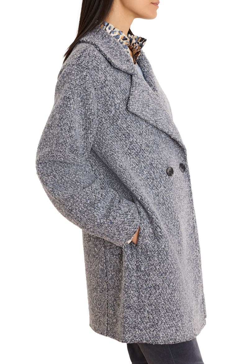 Mixed Bouclé Knit Jacket, Alternate, color, BLUE MIX