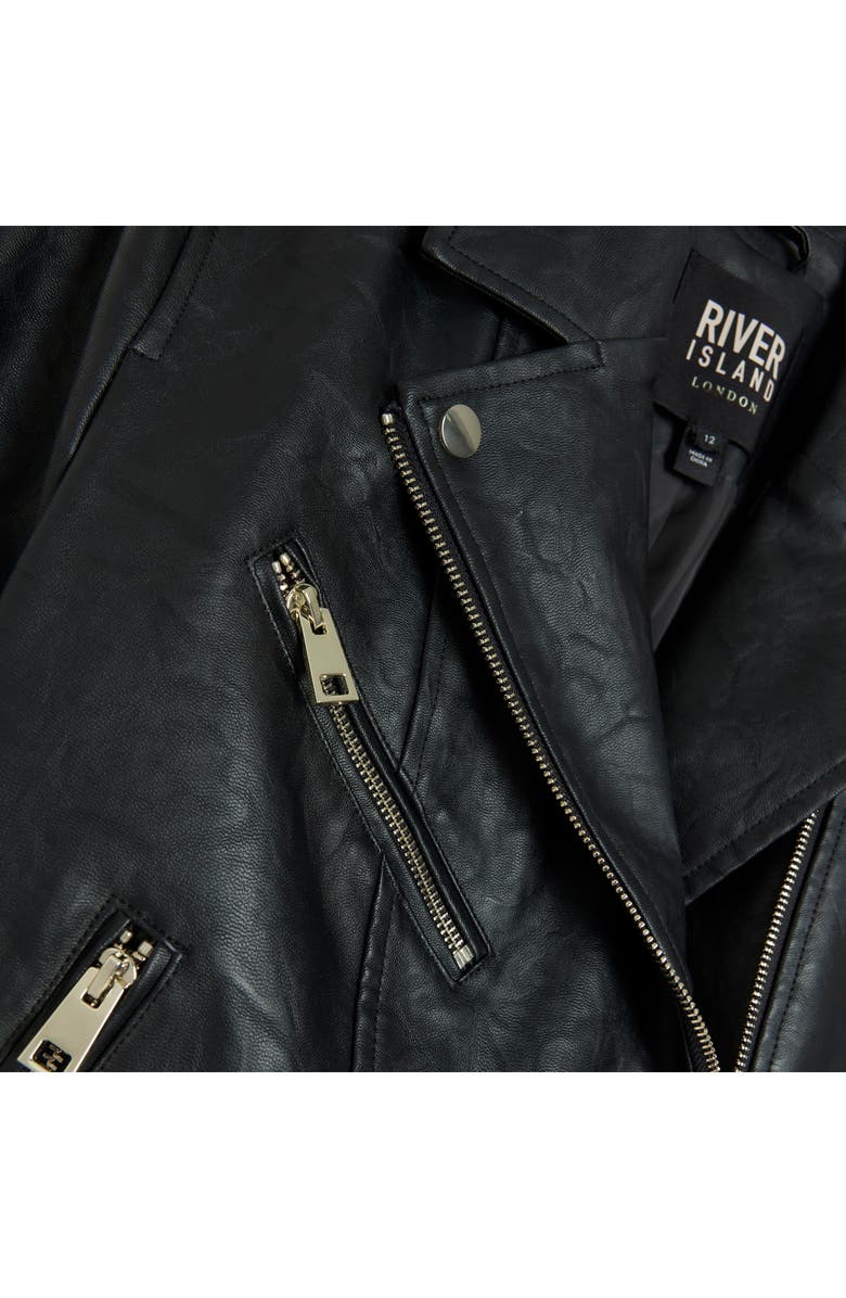 River Island Core Biker Jacket, Alternate, color,