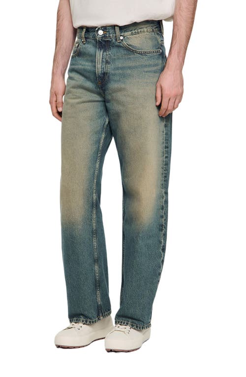 Sandro Baggy Jeans In Blue