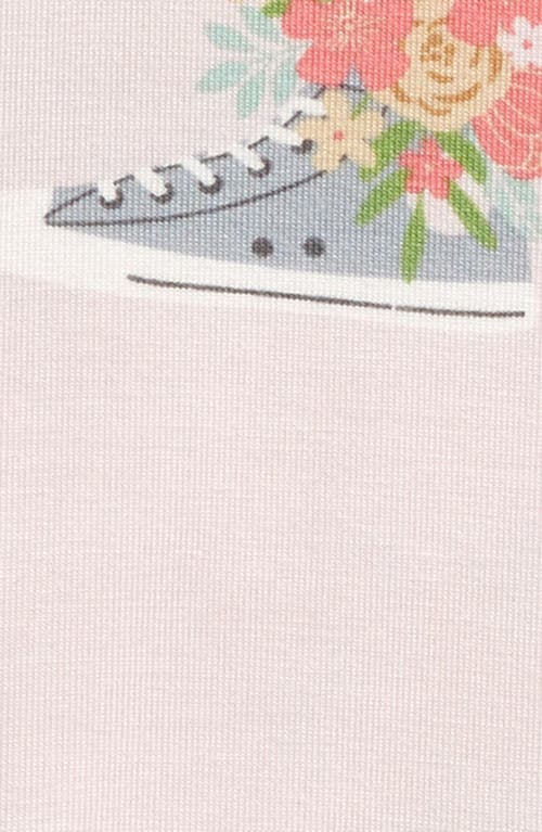 Shop Bestaroo High Top Floral Footie In Pink