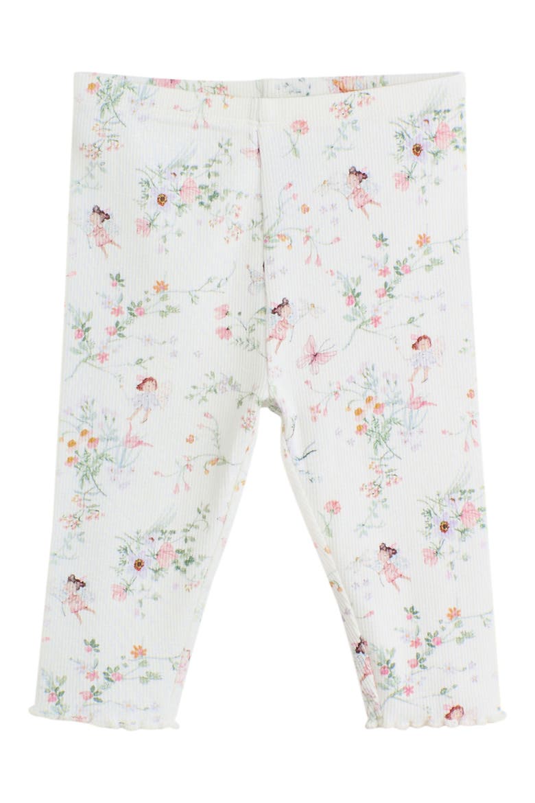 Kids' Peplum Rib Two-Piece Set, Alternate, color, WHITE