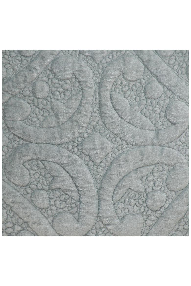 Tufted Velvet Square Throw Pillow, Alternate, color, GREY