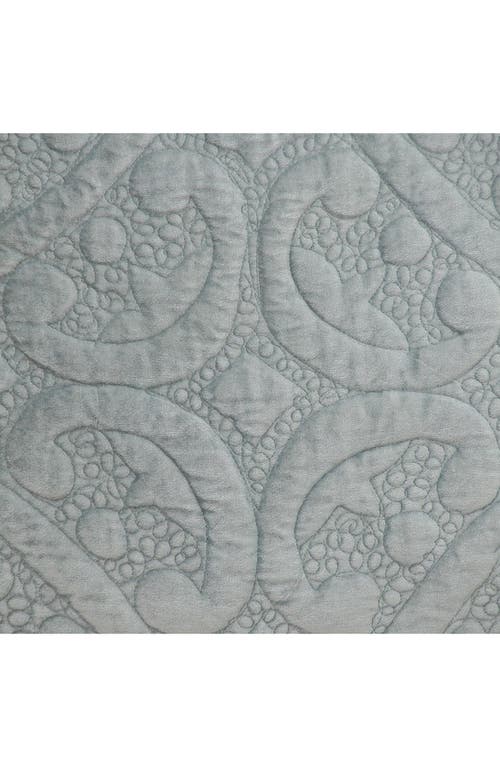 Parkland Collection Tufted Velvet Square Throw Pillow In Grey