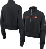Nike Women's Nike Black Cincinnati Bengals Primetime Phoenix Half-Zip Sweatshirt