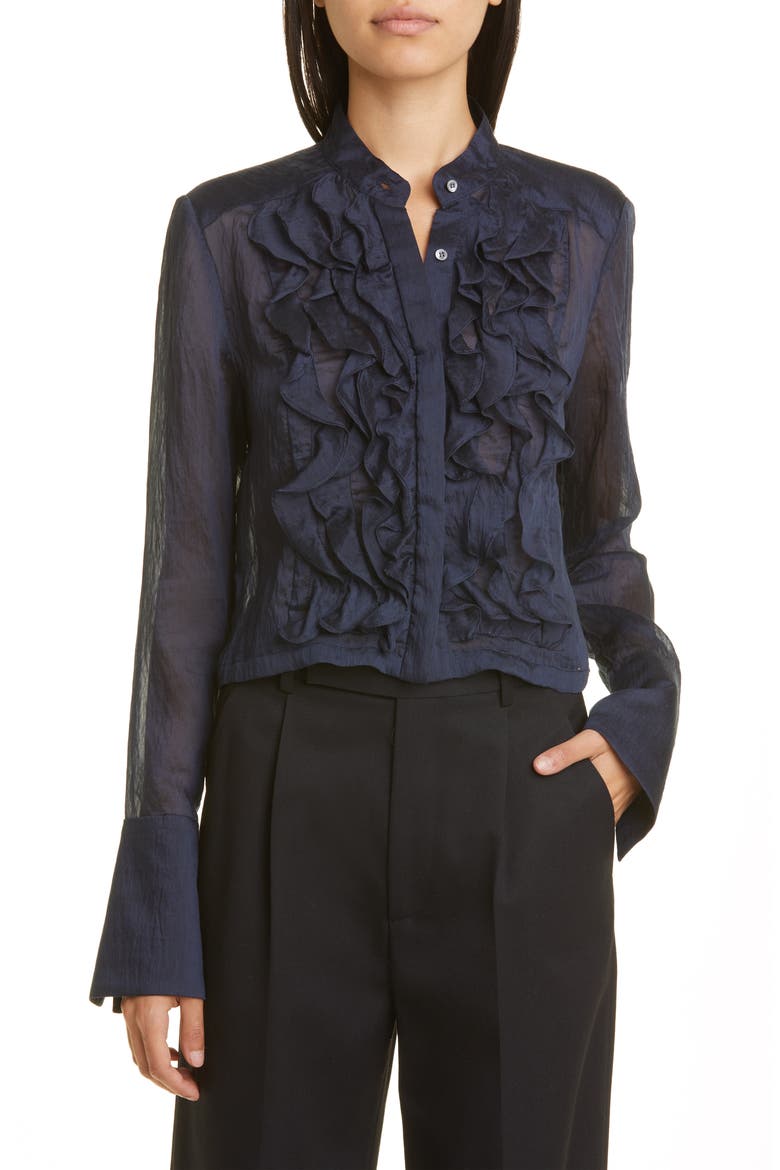 Patti Ruffle Top, Main, color, MIDNIGHT