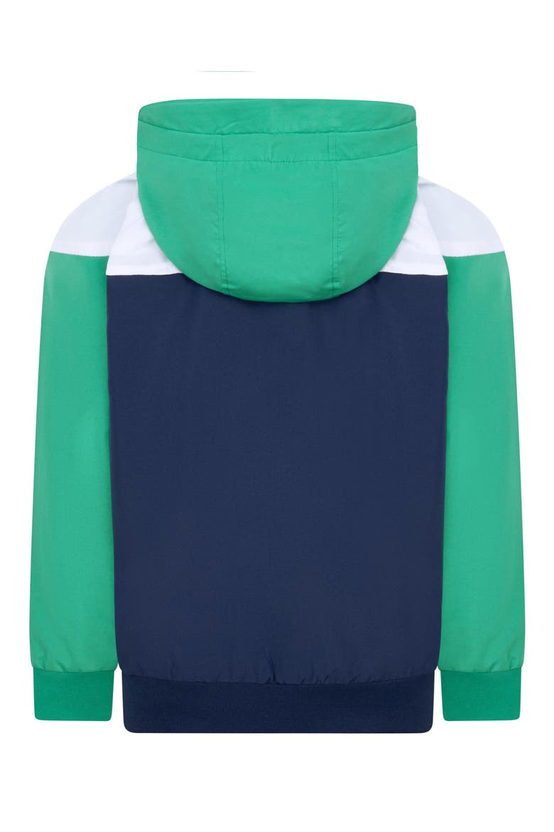Kids' Windrunner Water Resistant Hooded Jacket, Alternate, color, STADIUM GREEN