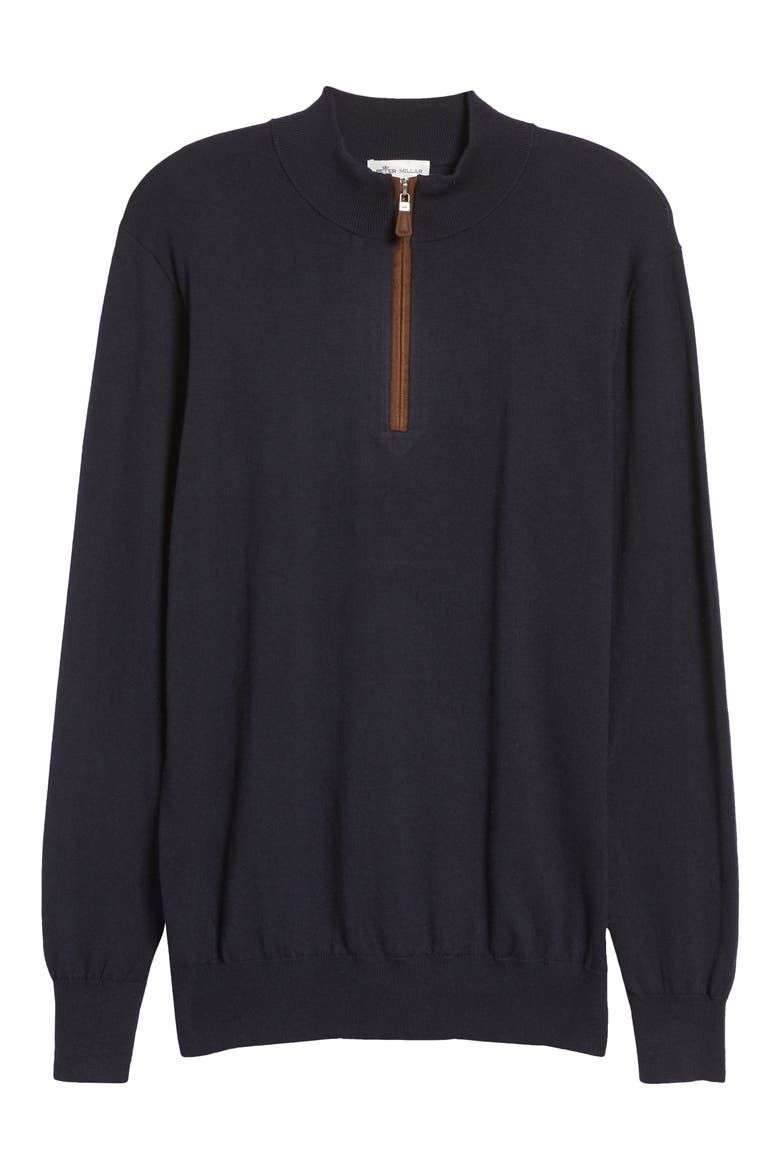 Sonoma Quarter Zip Pullover, Alternate, color, NAVY