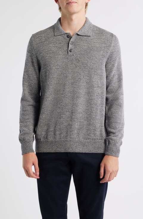 Anchor Merino Wool Polo Sweater