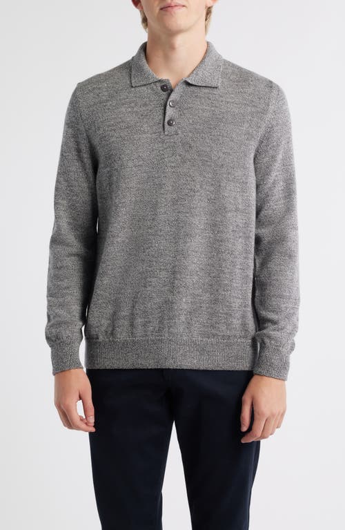 ALEX CRANE Anchor Merino Wool Polo Sweater in Waterfall  product