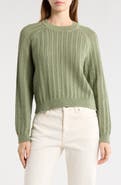 Marine Layer Mina Cotton Pointelle Sweater