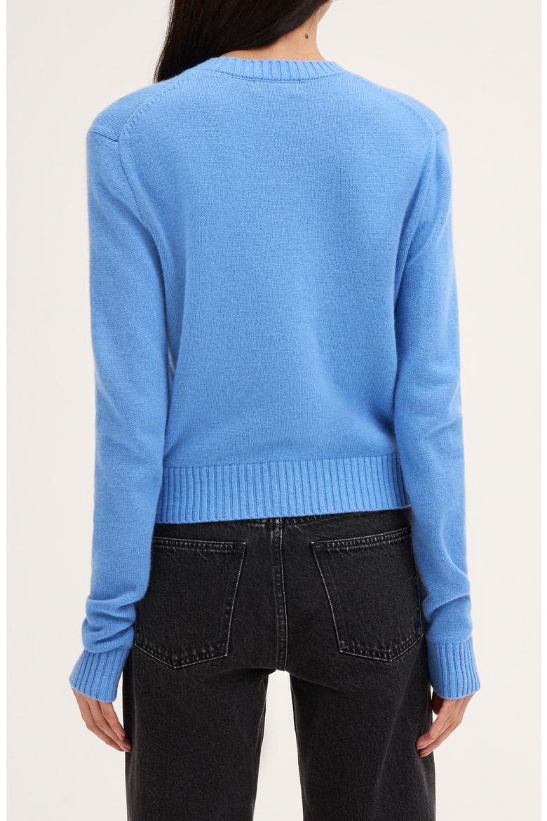 The Mila Merino Wool Crewneck Sweater, Alternate, color, ORNAMENTAL BLUE