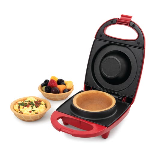 Salton Waffle Bowl Maker in Red 