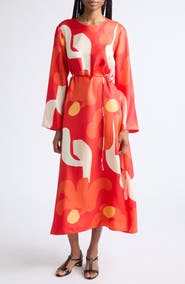 Marimekko Kesken Kukkahattu Midi Dress
