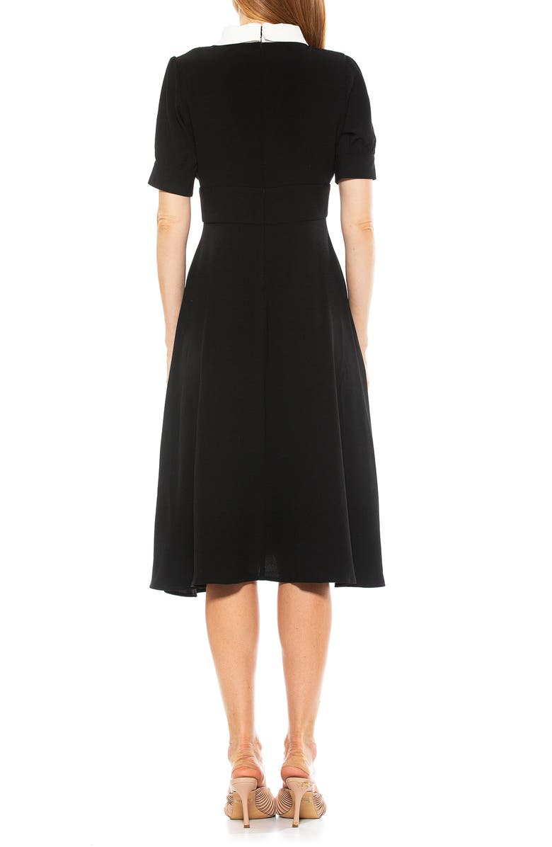 Alexia Admor Collared Midi Dress, Alternate, color, 