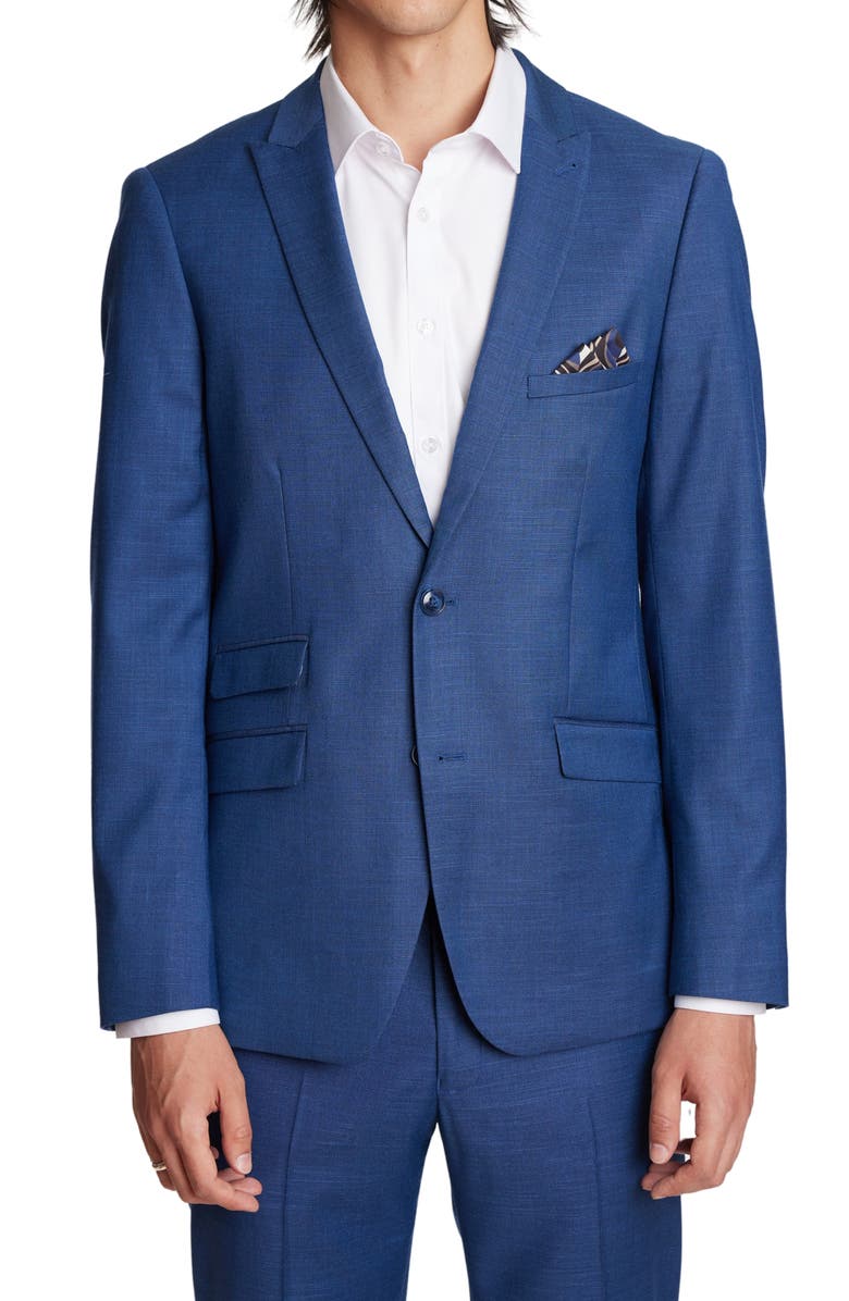 PAISLEY & GRAY Ashton Modern Fit Sport Coat, Main, color, Dark Blue Shark