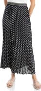 MAX STUDIO Pleated Maxi Skirt