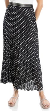MAX STUDIO Pleated Maxi Skirt