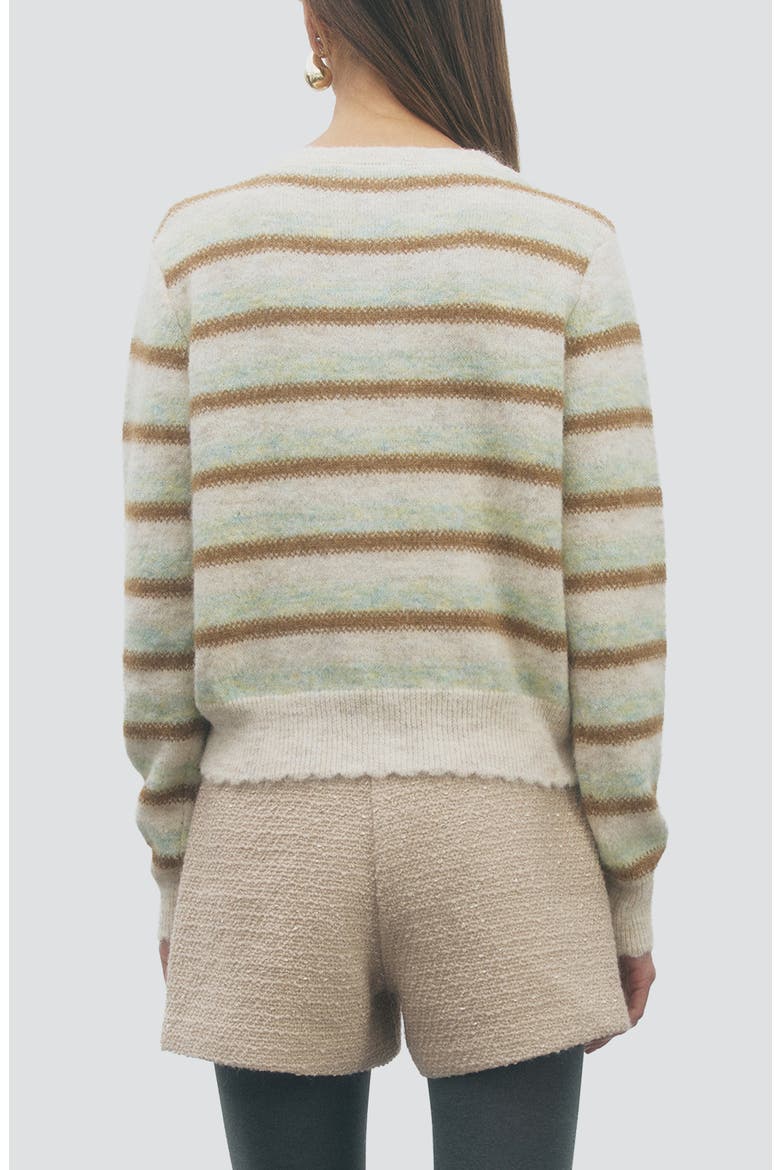 Sage Striped Cardigan, Alternate, color, OATMEAL MULTI