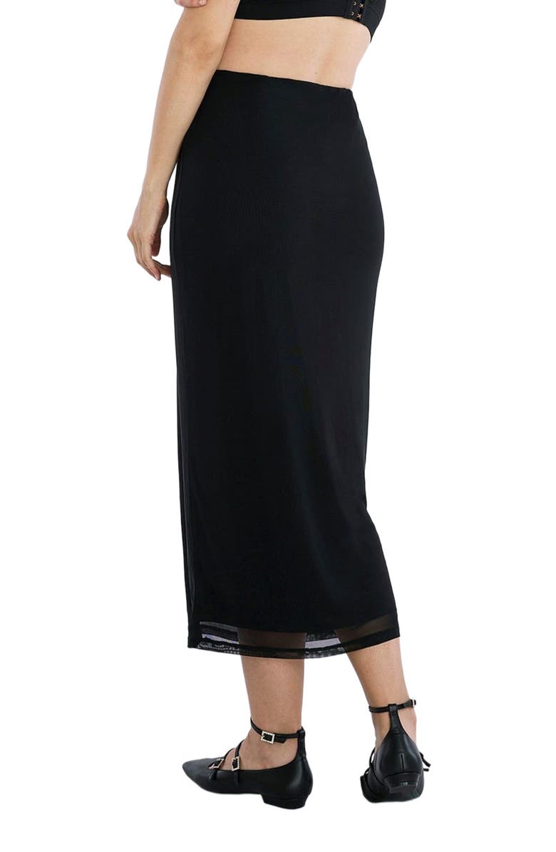 MOTHERHOOD MATERNITY Mesh Bodycon Maxi Maternity Skirt, Alternate, color, 