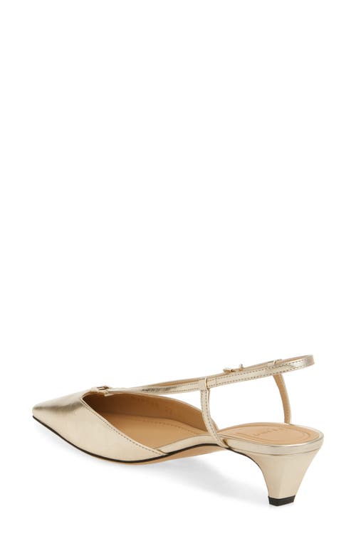 Fendi Fold Metallic 4g Ankle-strap Pumps In F0xew Light Gold