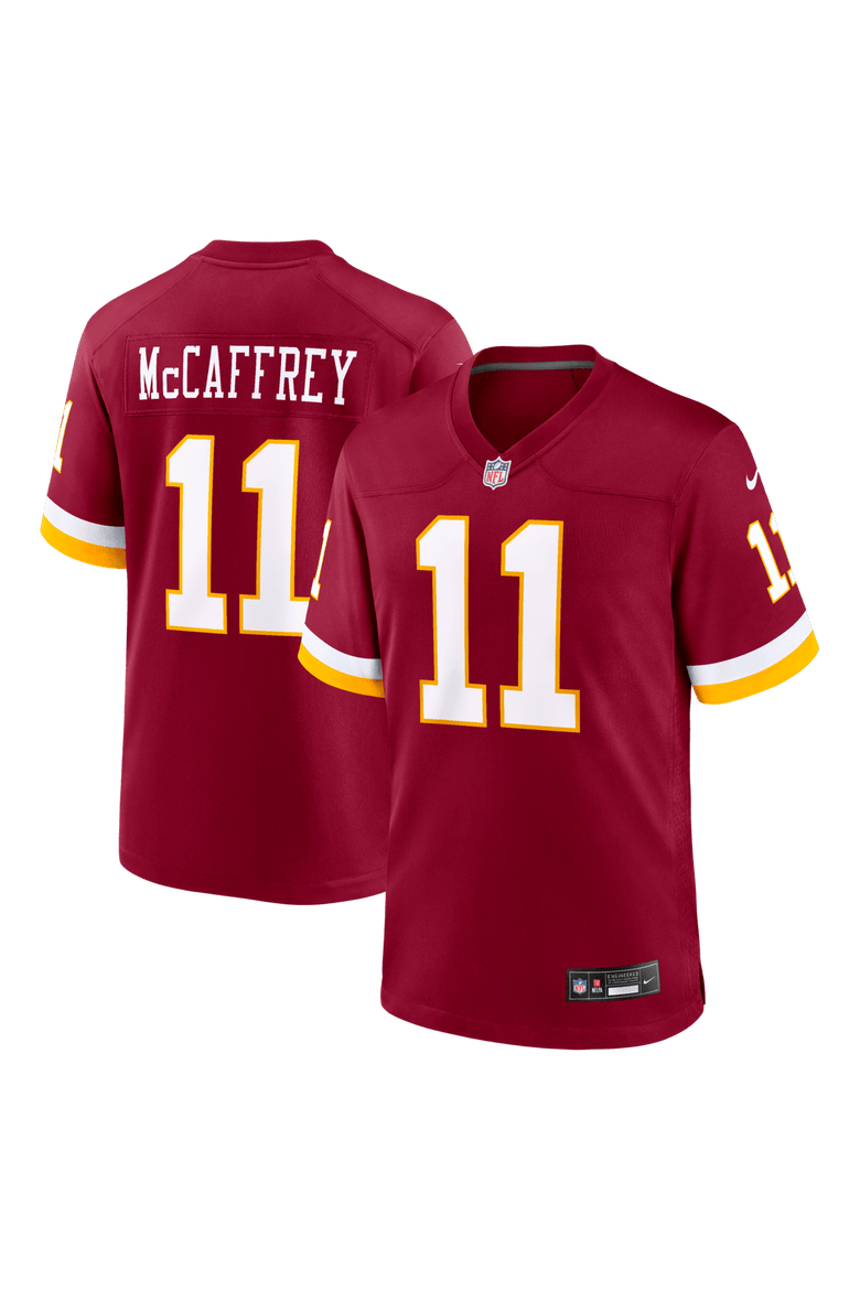 Men's Nike Luke McCaffrey Burgundy Washington Commanders Game Jersey, Alternate, color, Burgundy