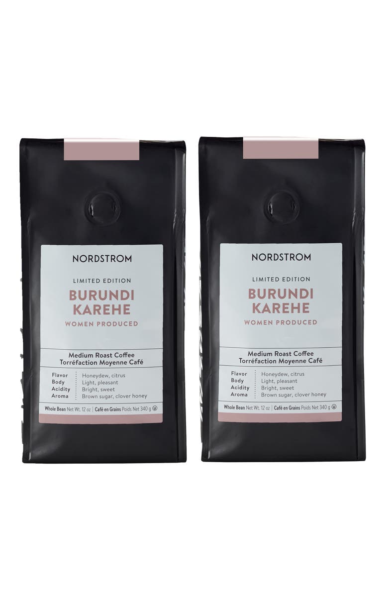 Nordstrom Burundi Medium Roast 2-Pack Whole Bean Coffee, Main, color, 