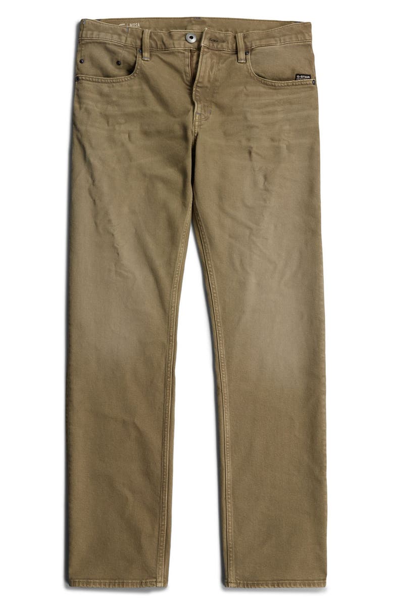 G-STAR Mosa Straight Leg Flat Front Chinos, Alternate, color, Renaissance Faded Shamrock Gd