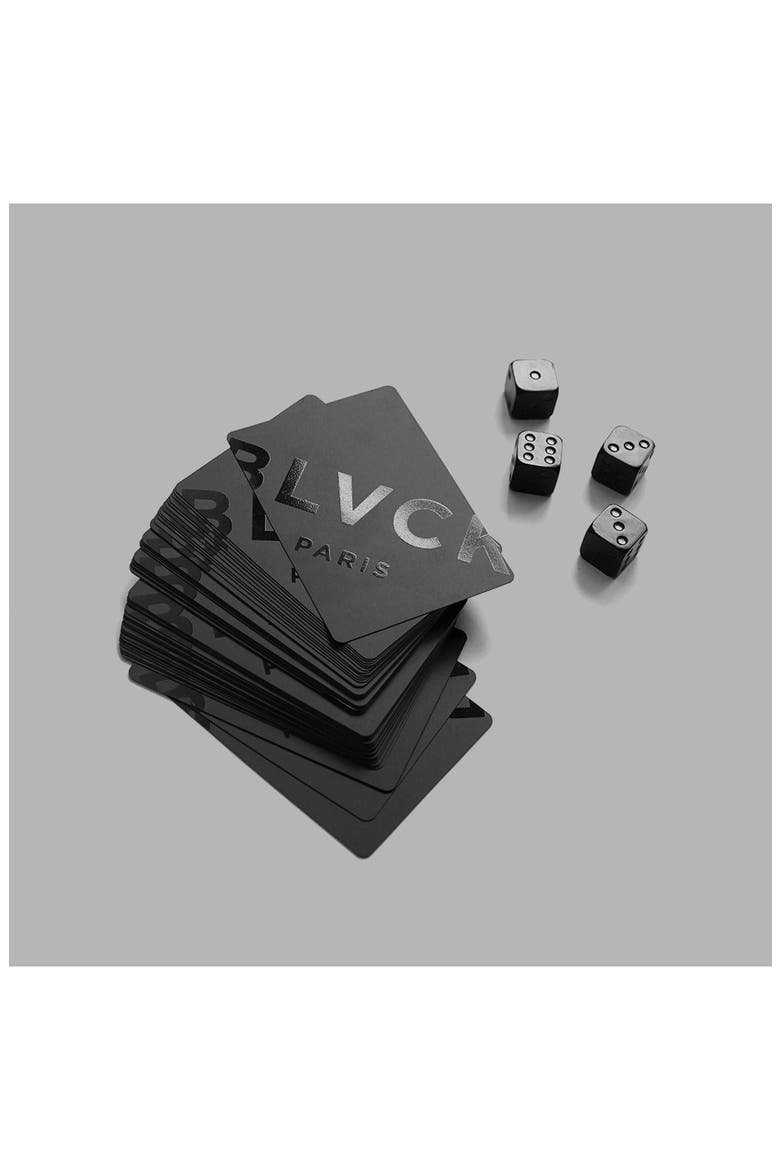Blvck Playing Cards, Alternate, color, Black