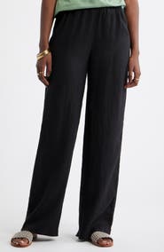 Caslon® Wide Leg Linen Pants