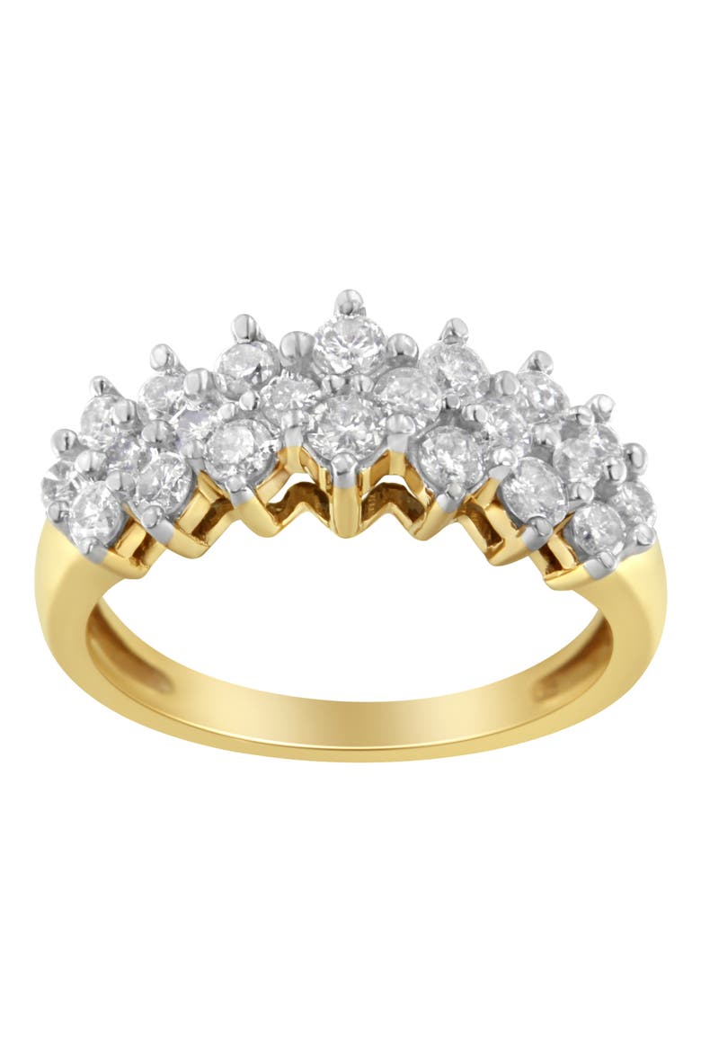 10K Yellow Gold 1.0 Cttw Round Diamond Ring, Alternate, color, Yellow